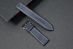 blue gray & black babele leather watch strap – photo 7