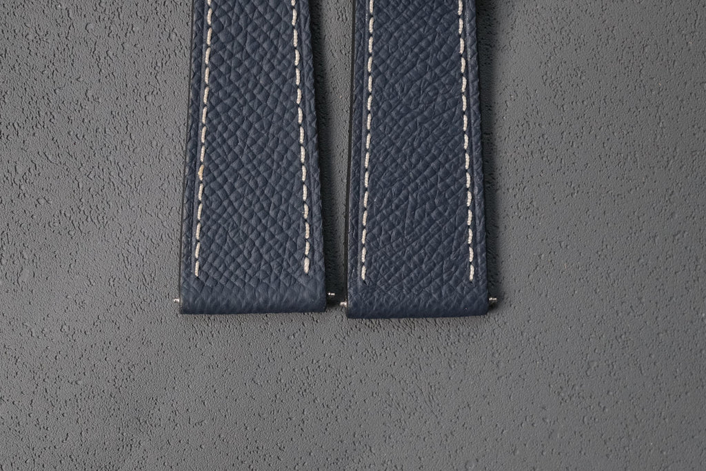 deep blue epsom leather watch strap – photo 8