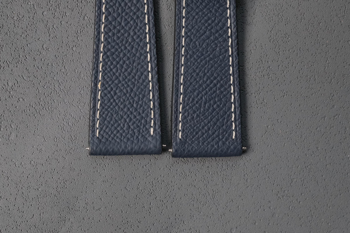 deep blue epsom leather watch strap – photo 8