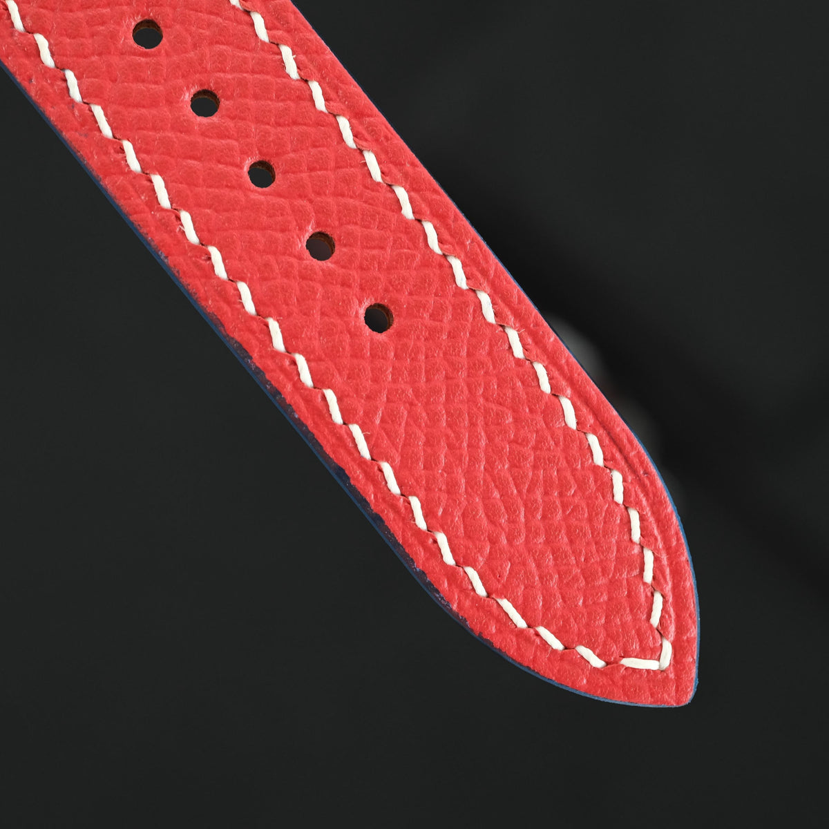 red & black epsom leather watch strap – photo 8