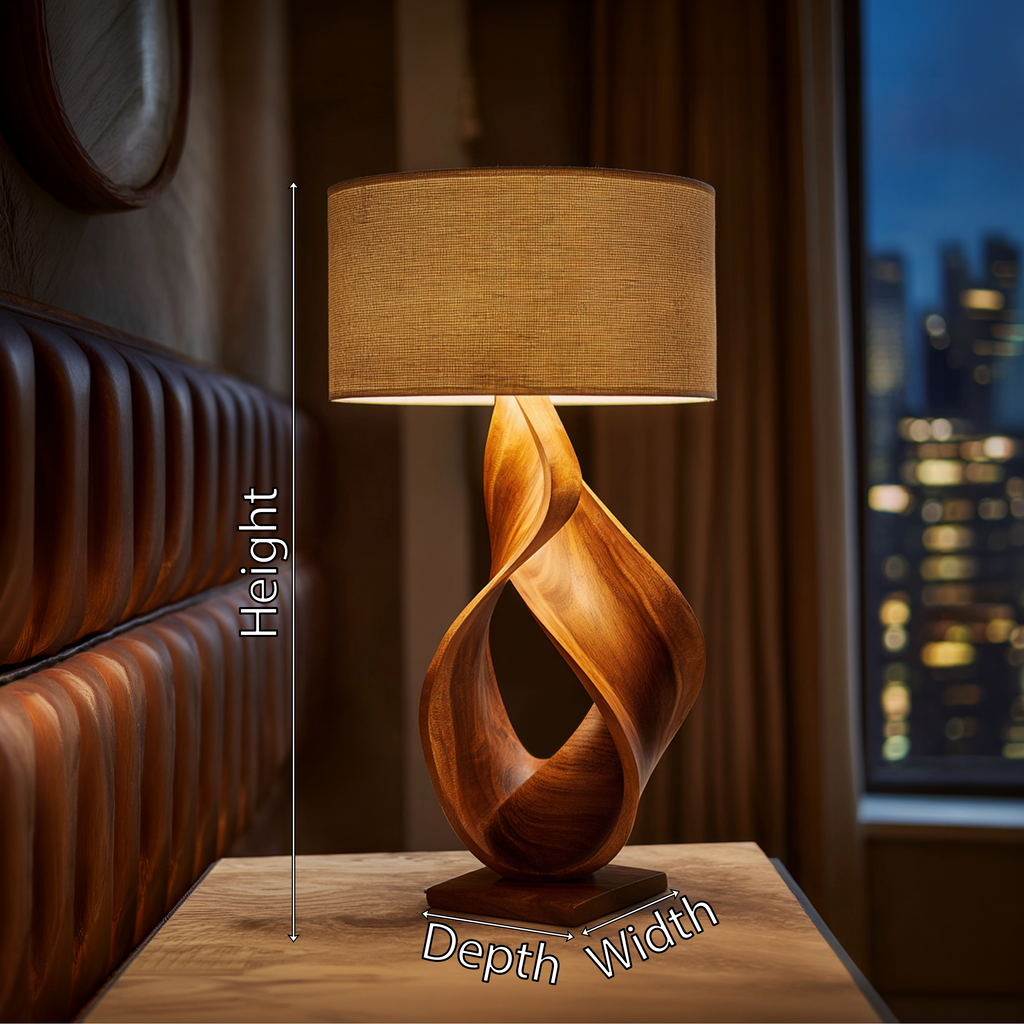 Monkey Pod Sculptural Table Lamp for Desk or Studio - view 8