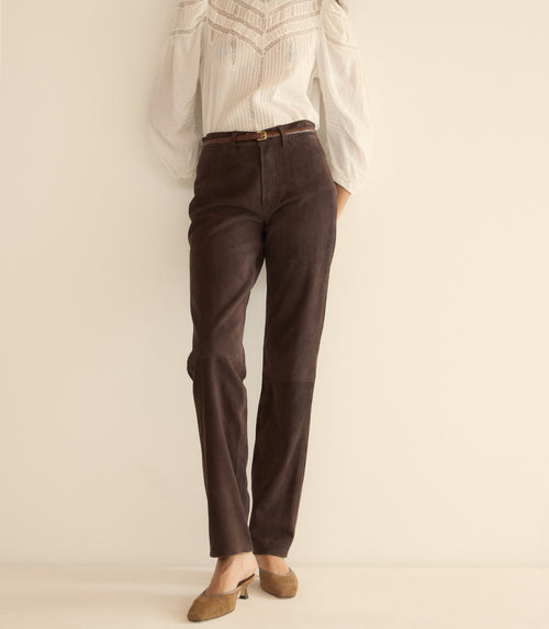 CHEVALIER PANT -- DEEP CHOCOLATE