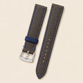 Brown Rally Togo Leather Watch Strap leather watch strap, flat lay