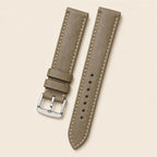 Gray Pueblo Leather Watch Strap leather watch strap, flat lay