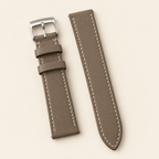 Etoupe Taupe Swift Leather Watch Strap – Handstitched