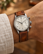 Saddle Brown Hand-Dyed Patina Leather Watch Strap – Handstitched