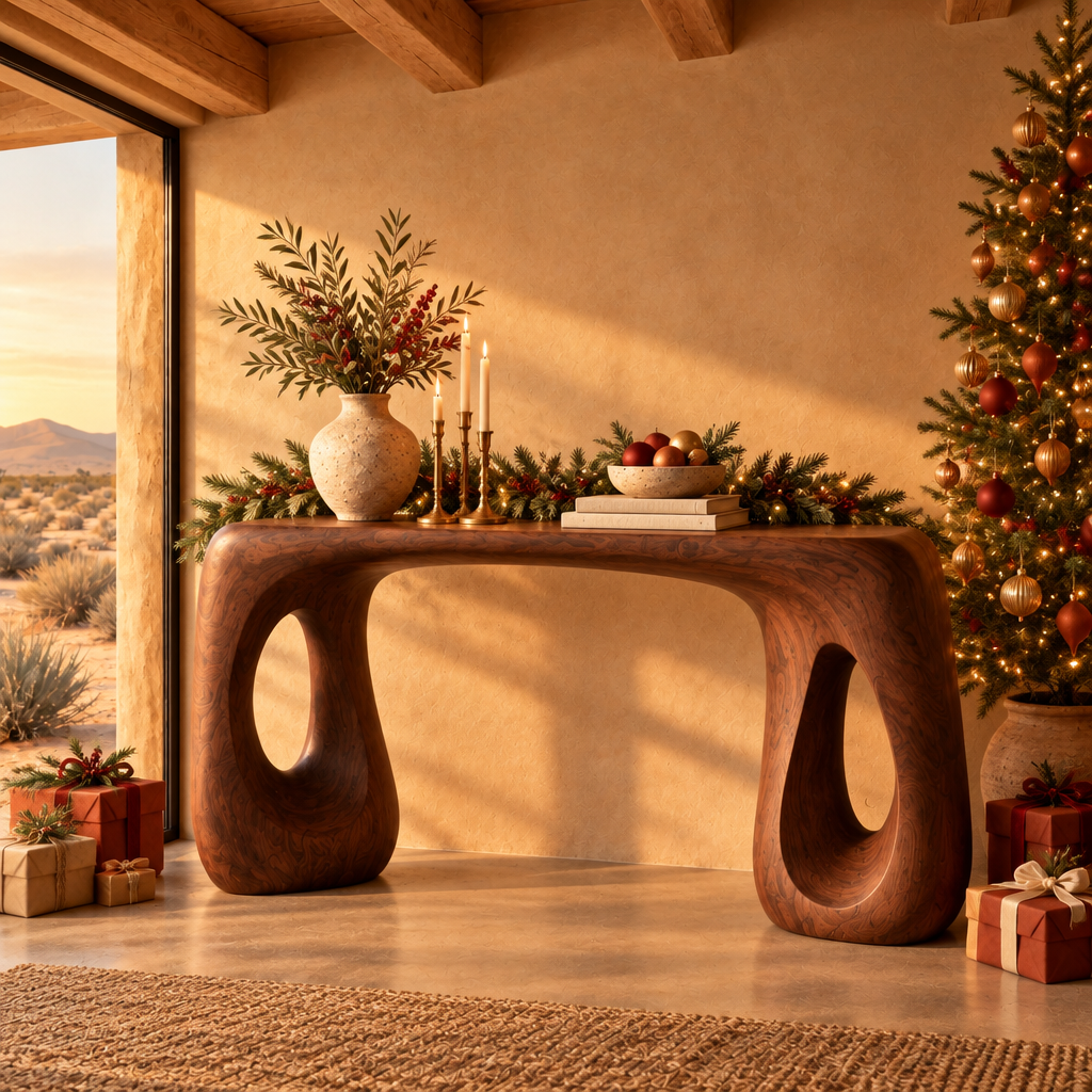 Mojave Sculpted Console Table