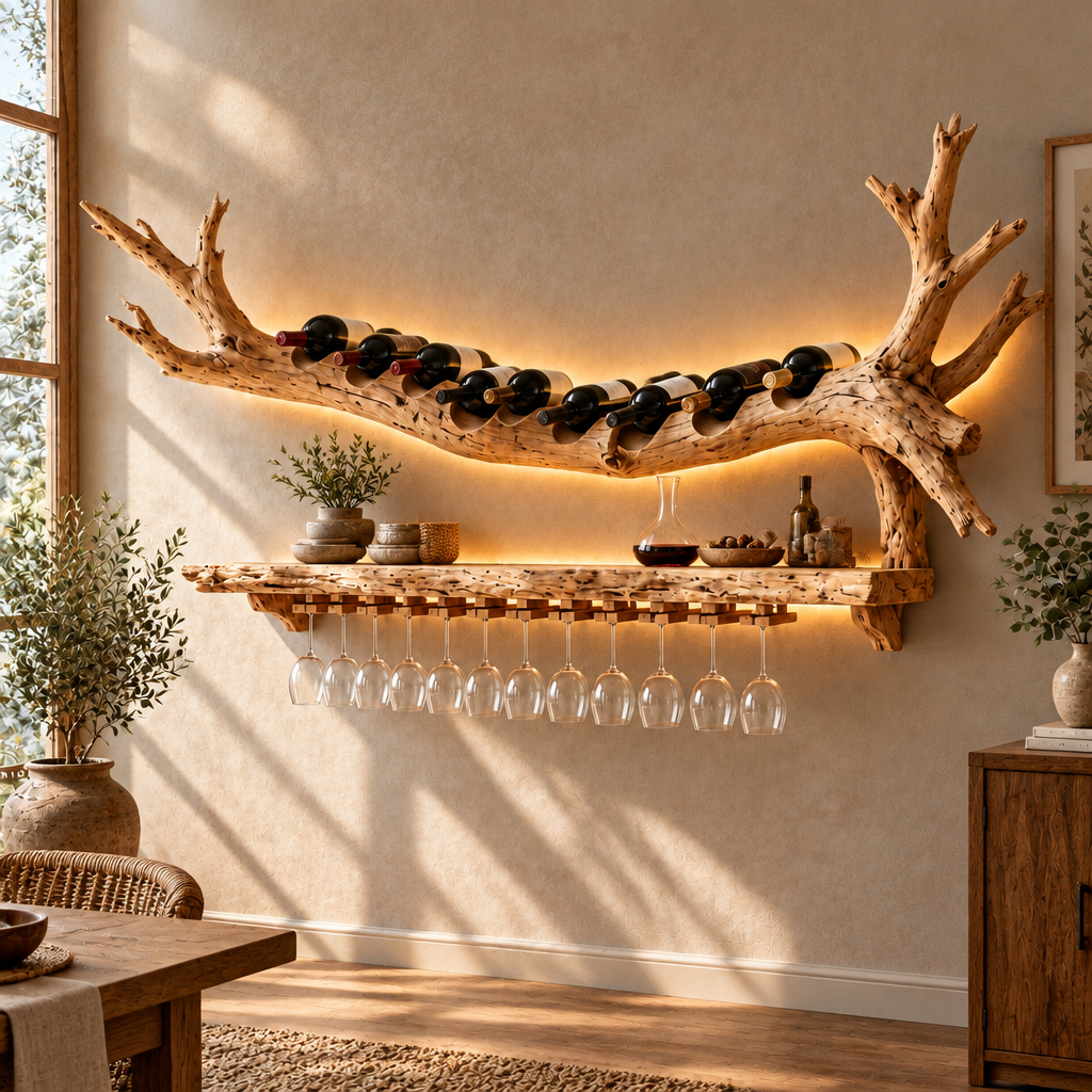 Tidewood Branch Wine Wall in use