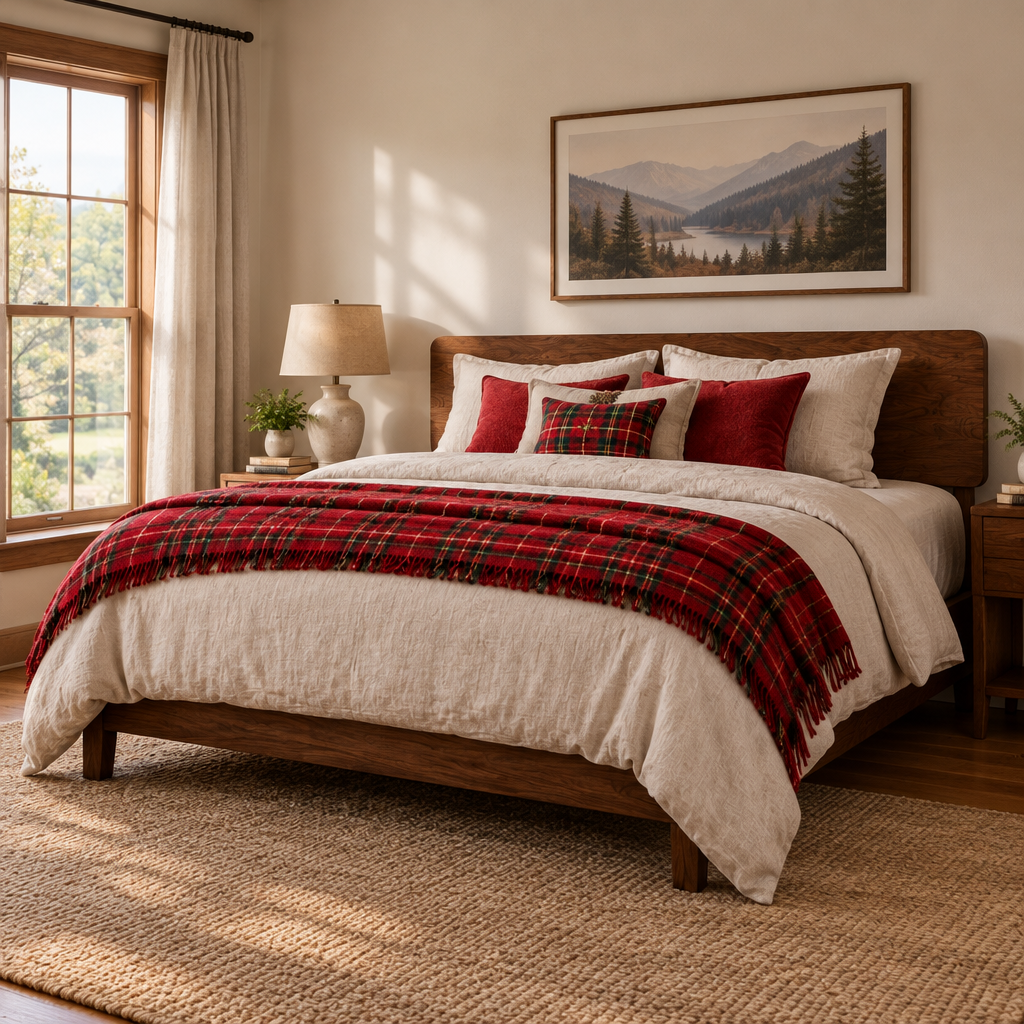 Rowan Tree Branch Headboard side view