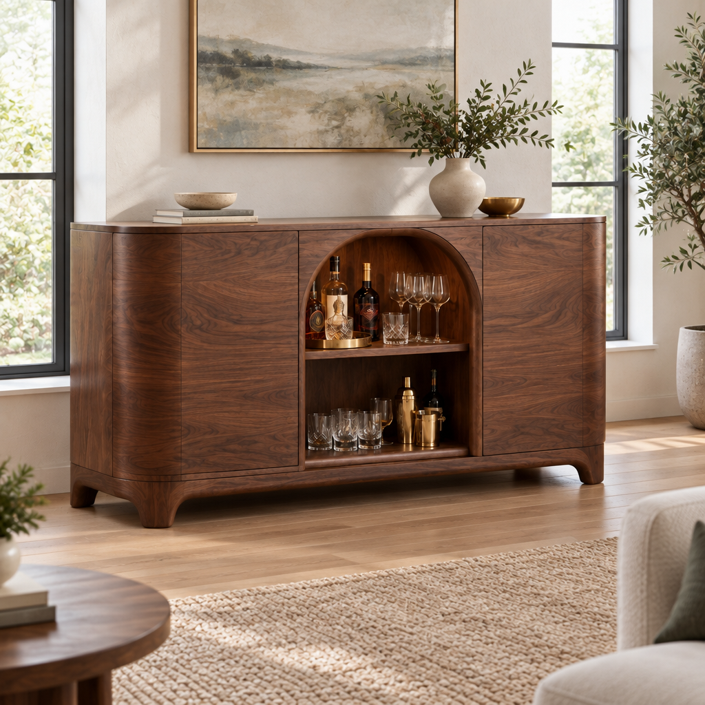 Atelier Arched Bar Sideboard side view