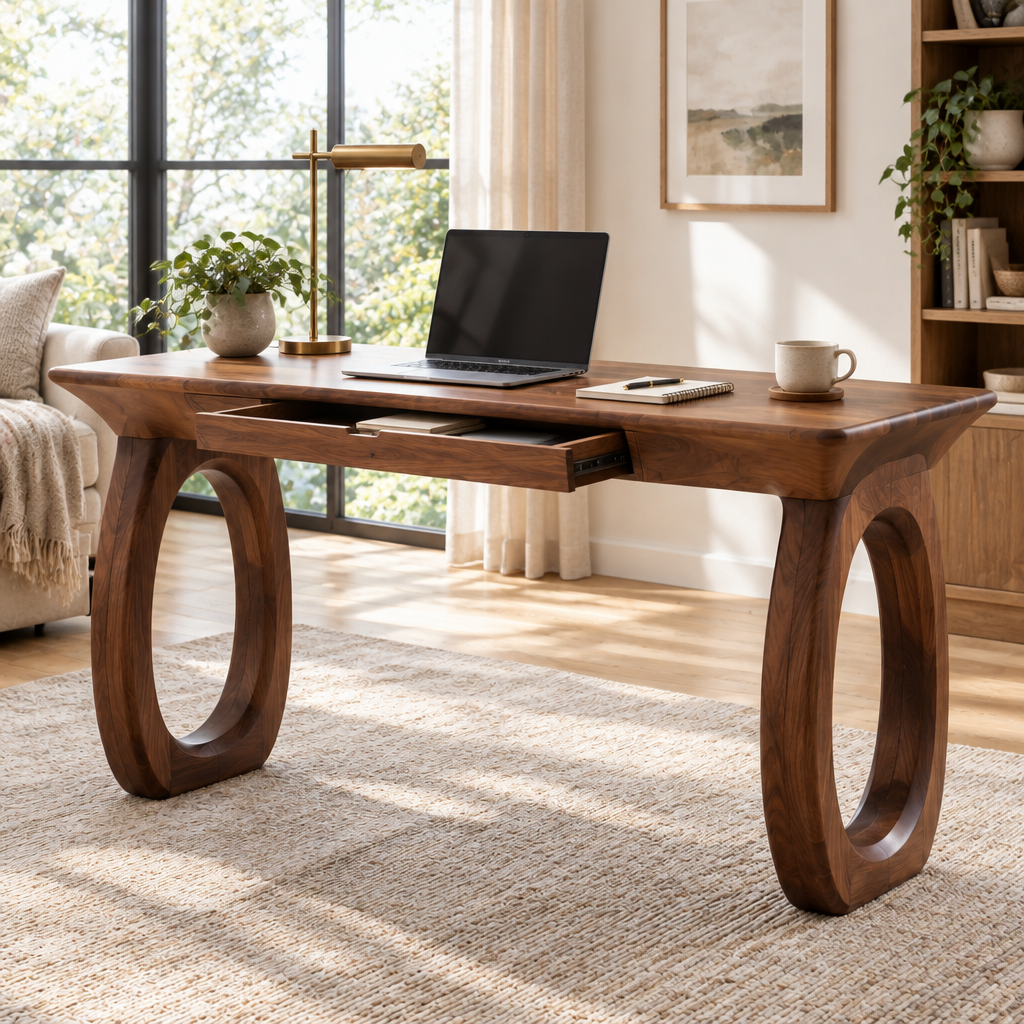 Atelier Twin-Loop Desk in use