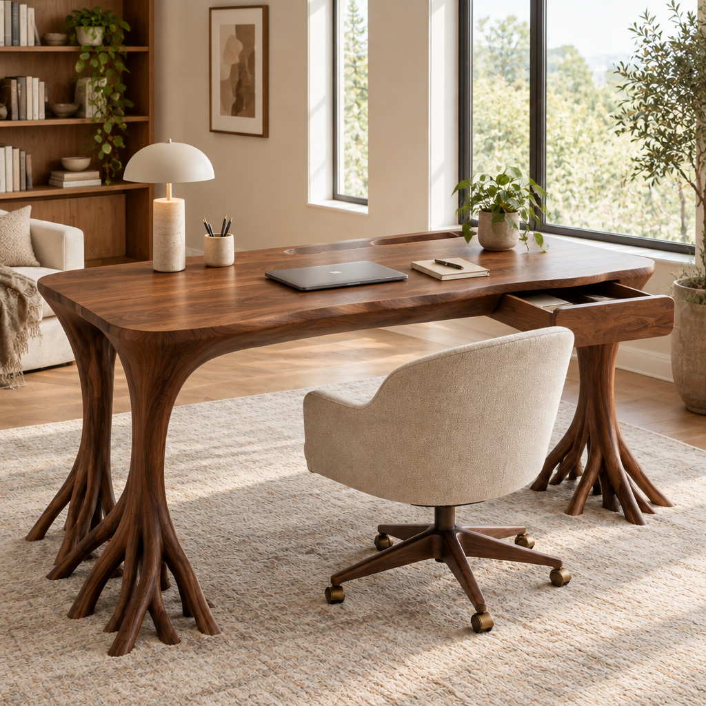 Atelier Organic Studio Desk in use