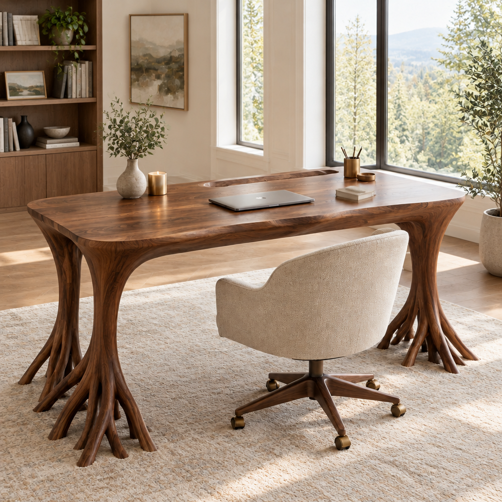 Atelier Organic Studio Desk in a living space