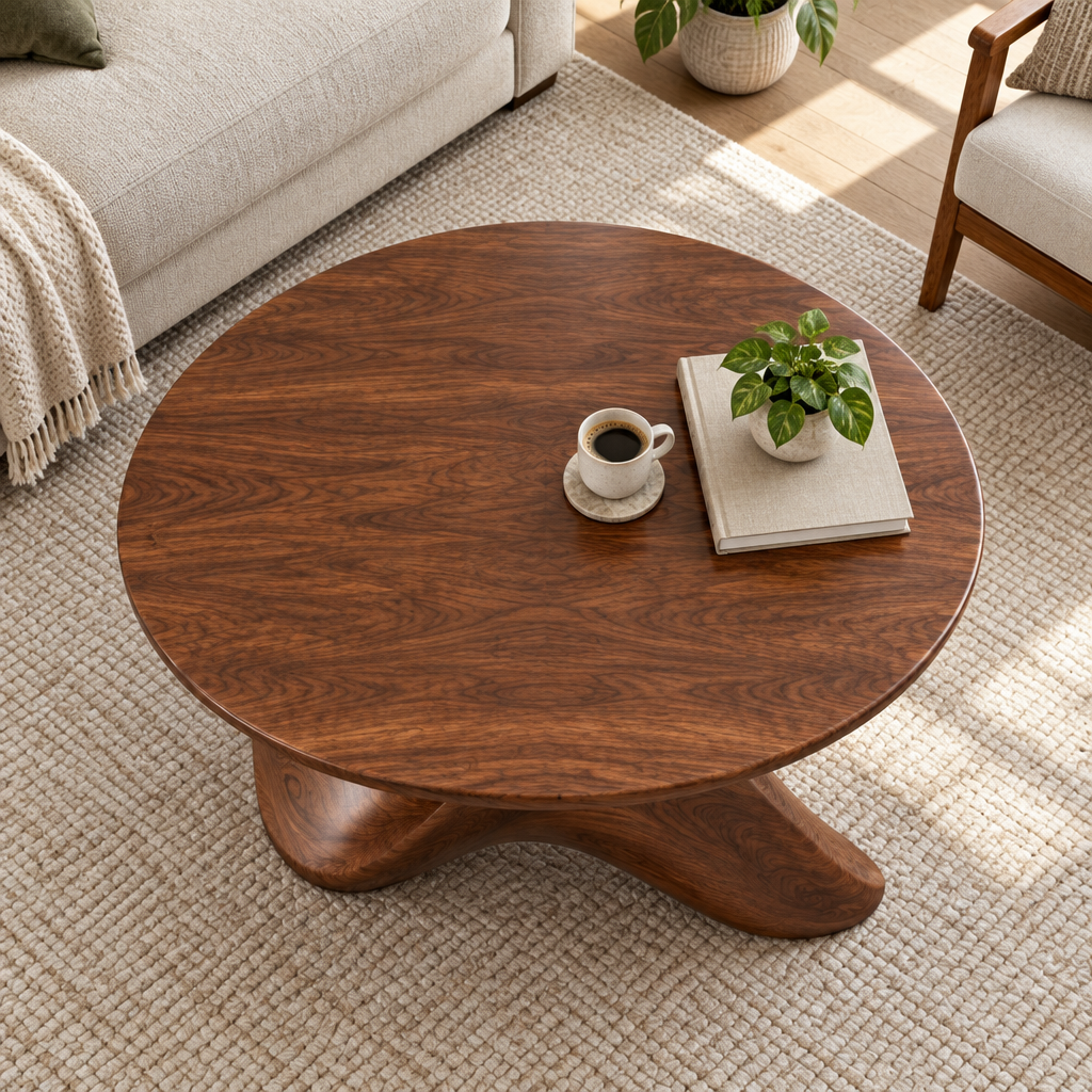 Atelier Wave Base Coffee Table in use