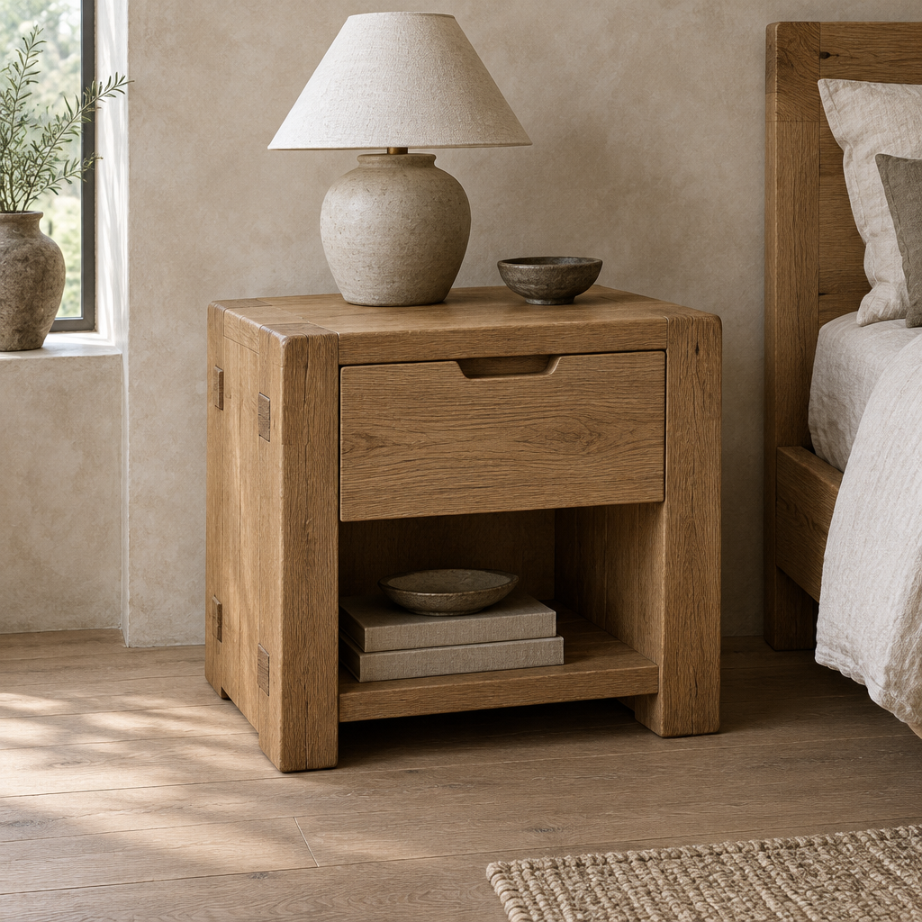 Basalt Block Nightstand