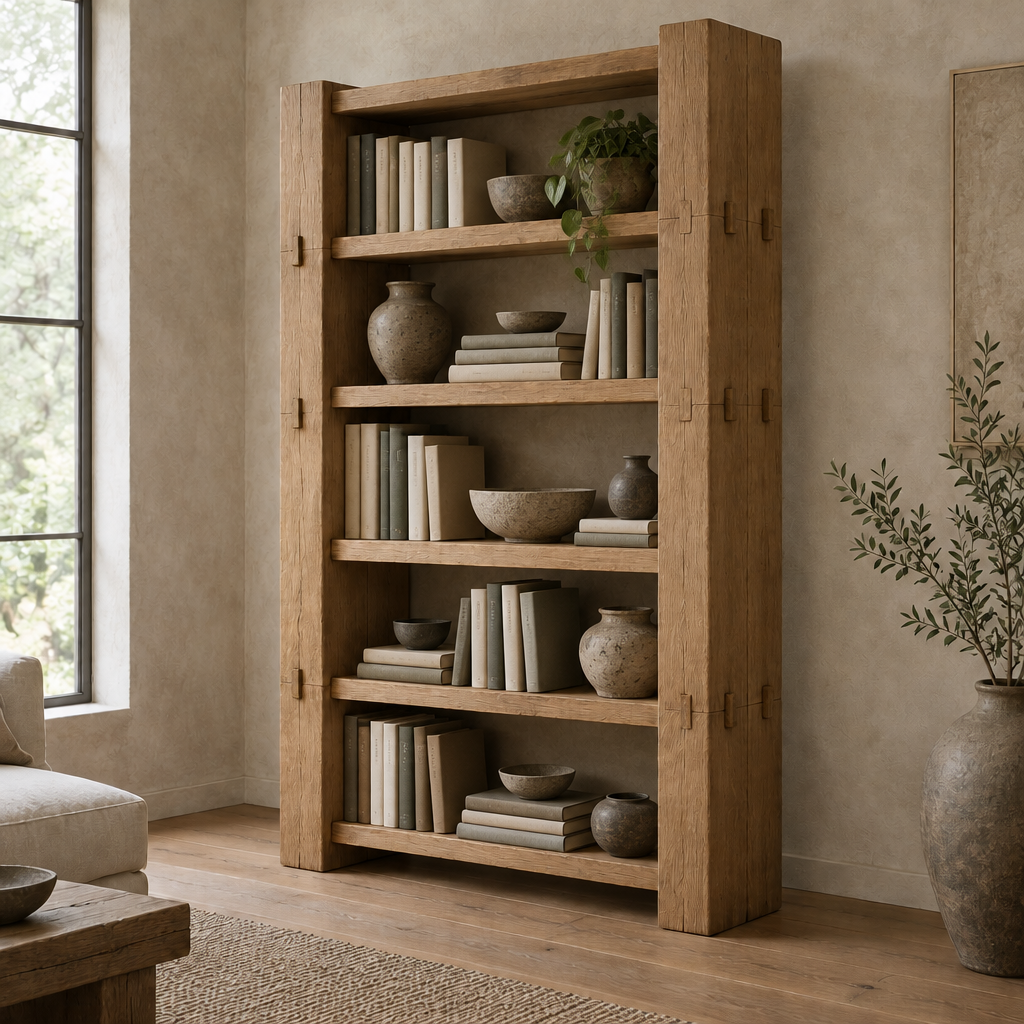 Basalt Open Bookcase in use
