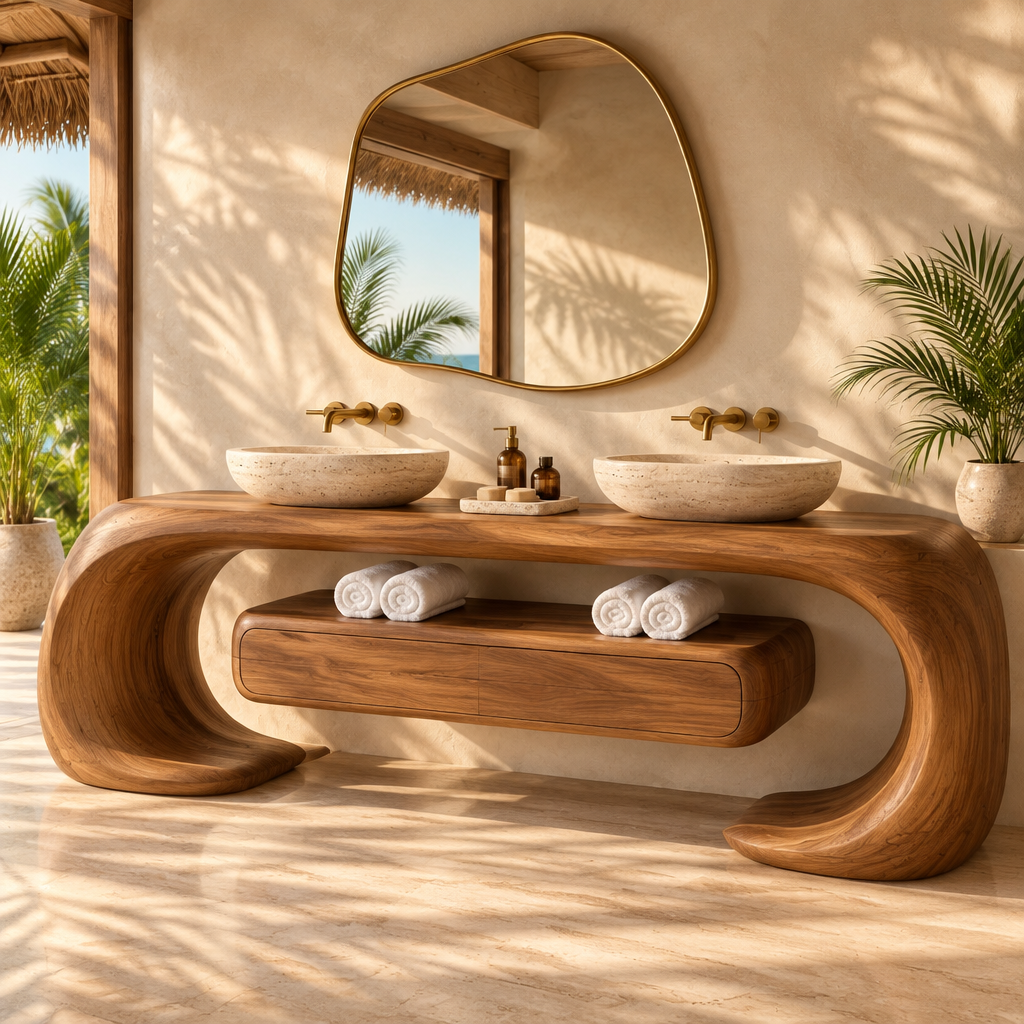 Solana Ribbon Loop Double Vanity