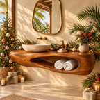 Solana Seed-Pod Vanity styled for the holidays