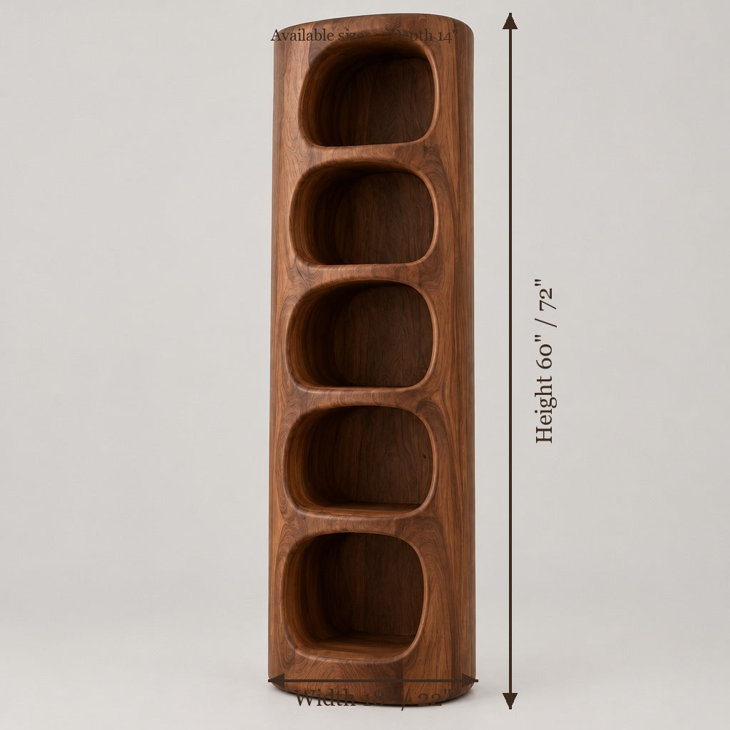 Atelier Sculpted Bath Storage Tower size chart
