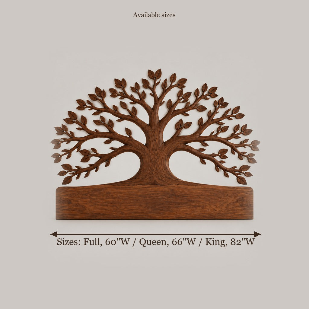Rowan Tree Branch Headboard size chart