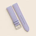 Purple Sailcloth Rubber Watch Strap leather watch strap, flat lay