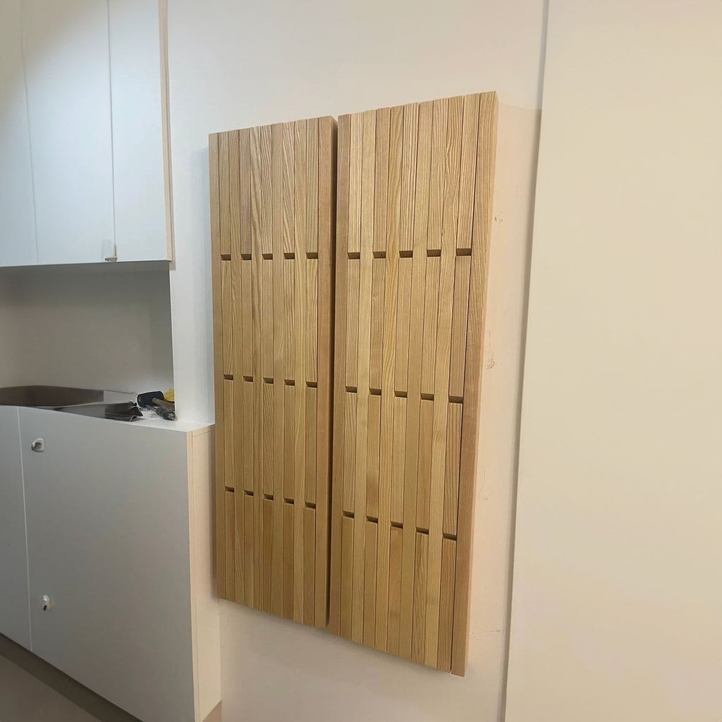 Piano Keyboard Solid Wood Wall Coat Rack with Hooks - view 4