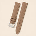 Tan Brown Epsom Leather Watch Strap leather watch strap, flat lay